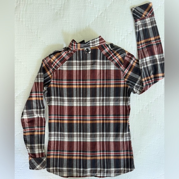 Kane & Unke Plaid Button-Down Shirt | Red Black Check Western Style (Small) - Picture 8 of 10